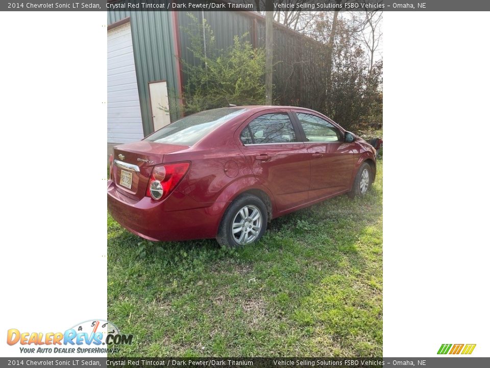 2014 Chevrolet Sonic LT Sedan Crystal Red Tintcoat / Dark Pewter/Dark Titanium Photo #3