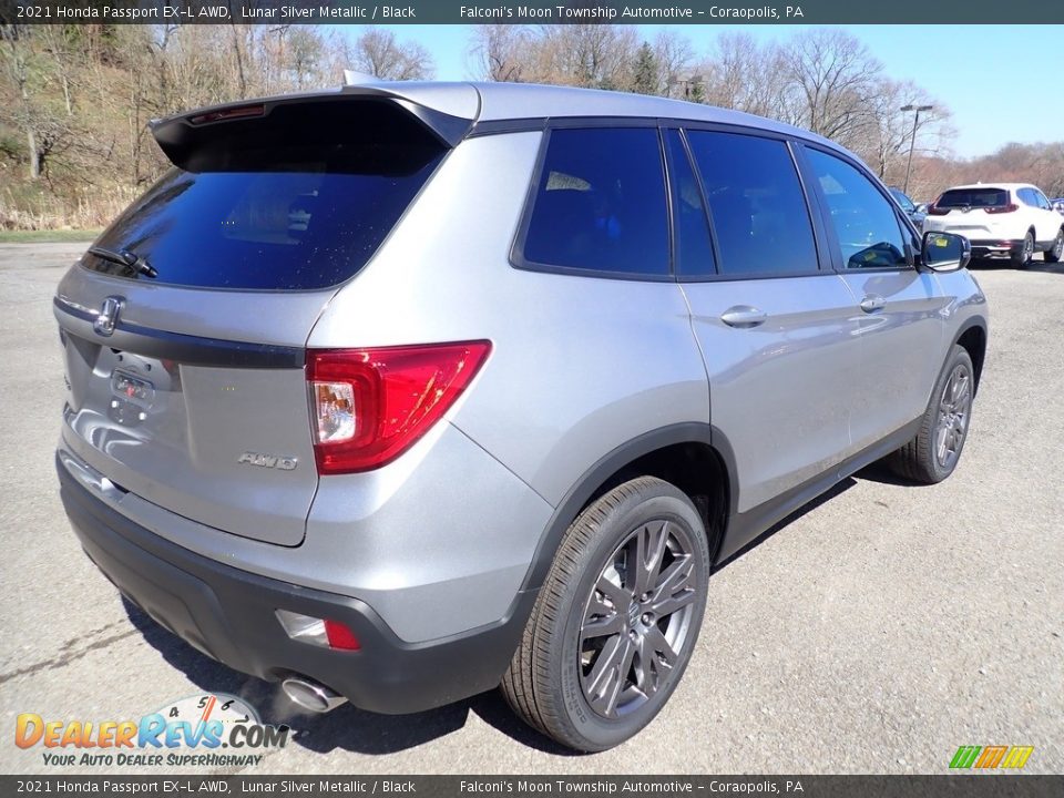 2021 Honda Passport EX-L AWD Lunar Silver Metallic / Black Photo #4