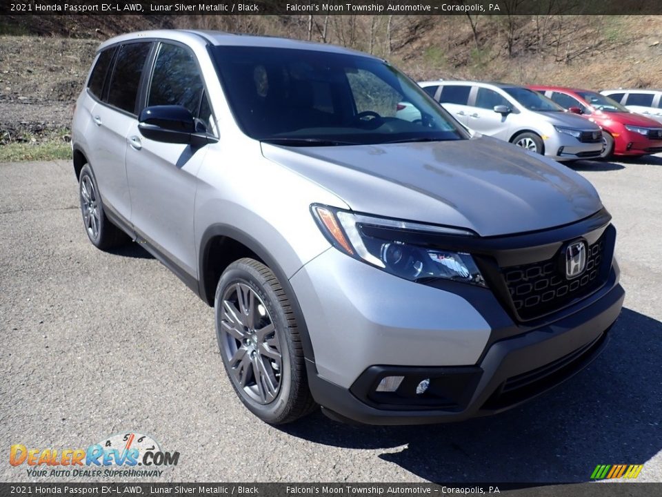 2021 Honda Passport EX-L AWD Lunar Silver Metallic / Black Photo #5