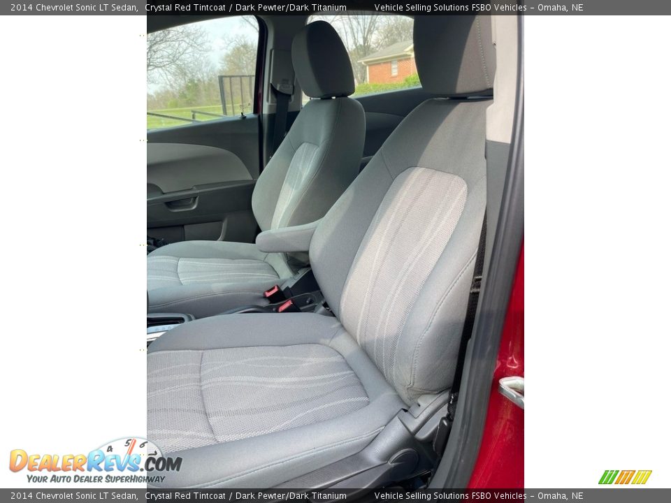Front Seat of 2014 Chevrolet Sonic LT Sedan Photo #7