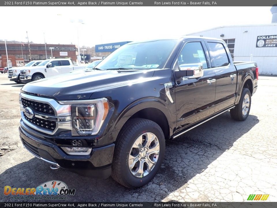 Front 3/4 View of 2021 Ford F150 Platinum SuperCrew 4x4 Photo #5