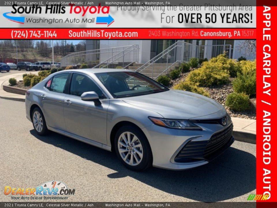 2021 Toyota Camry LE Celestial Silver Metallic / Ash Photo #1