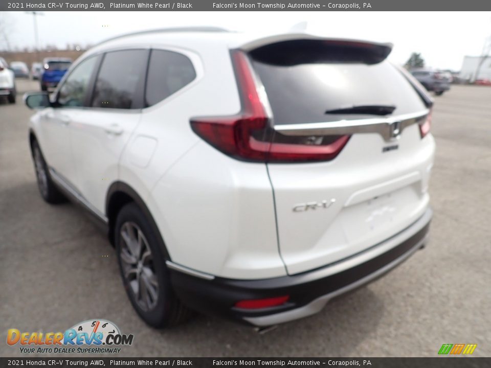 2021 Honda CR-V Touring AWD Platinum White Pearl / Black Photo #2