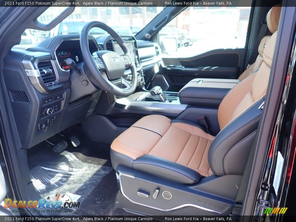 Platinum Unique Carmelo Interior - 2021 Ford F150 Platinum SuperCrew 4x4 Photo #15