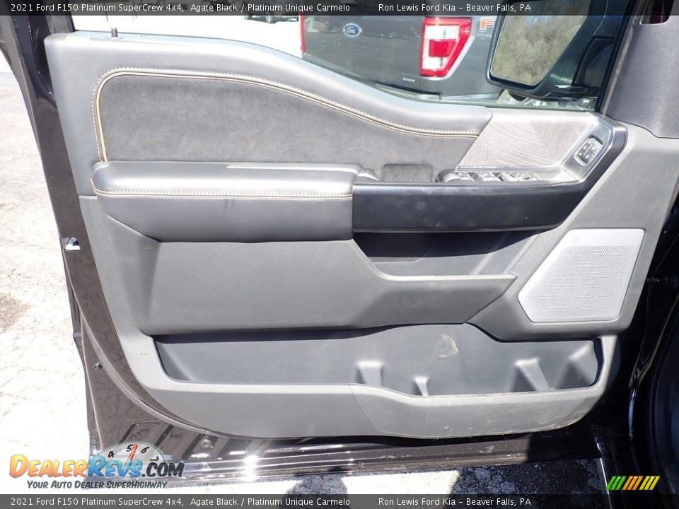 2021 Ford F150 Platinum SuperCrew 4x4 Agate Black / Platinum Unique Carmelo Photo #16