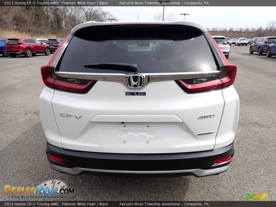 2021 Honda CR-V Touring AWD Platinum White Pearl / Black Photo #4