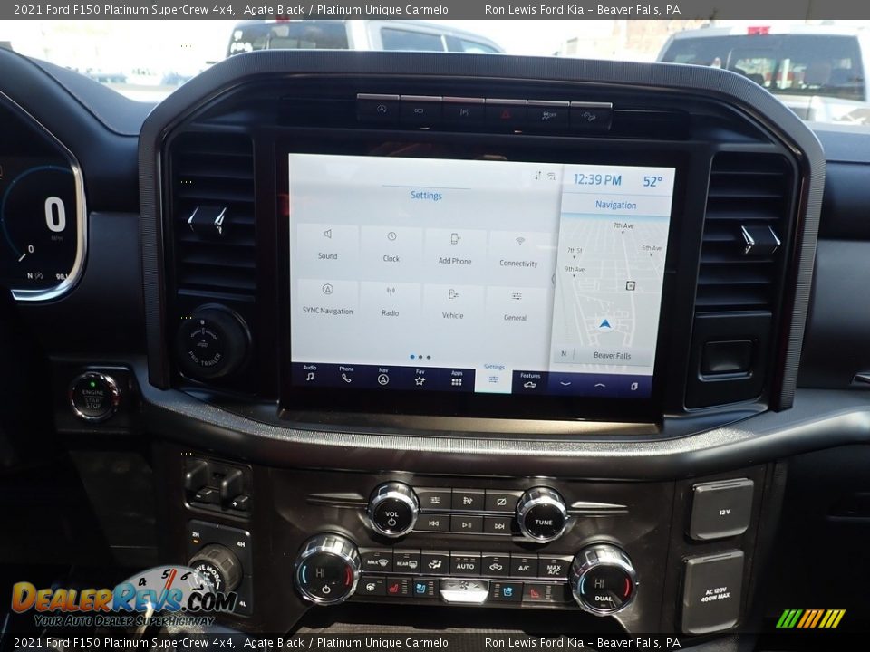 2021 Ford F150 Platinum SuperCrew 4x4 Agate Black / Platinum Unique Carmelo Photo #18