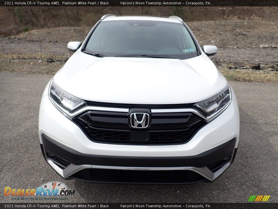 2021 Honda CR-V Touring AWD Platinum White Pearl / Black Photo #7