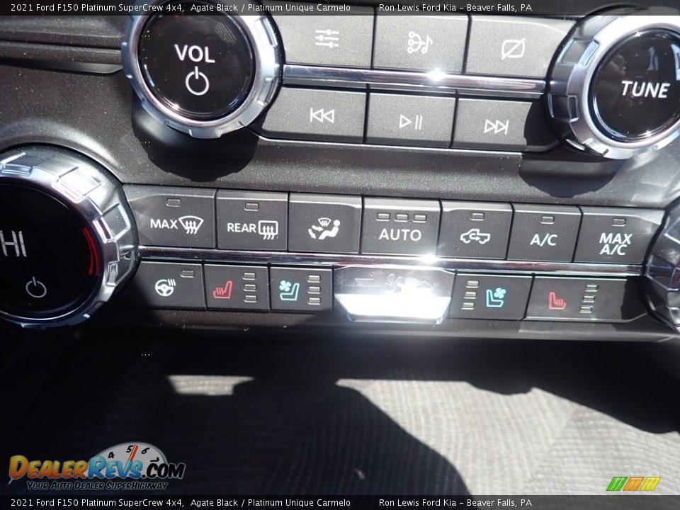 Controls of 2021 Ford F150 Platinum SuperCrew 4x4 Photo #22