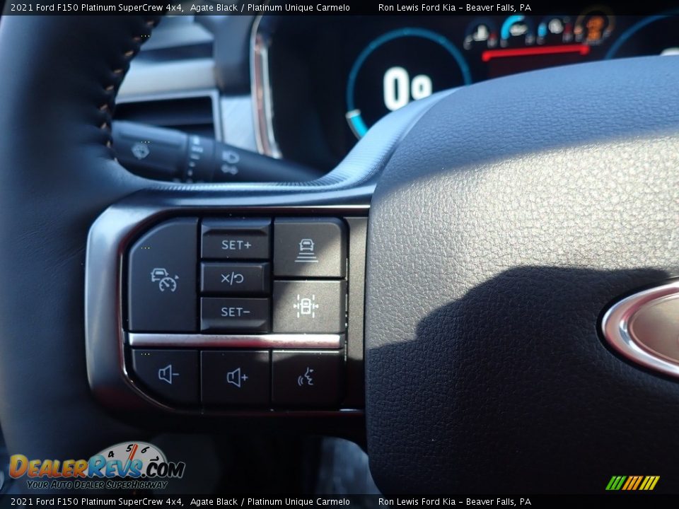 2021 Ford F150 Platinum SuperCrew 4x4 Steering Wheel Photo #24