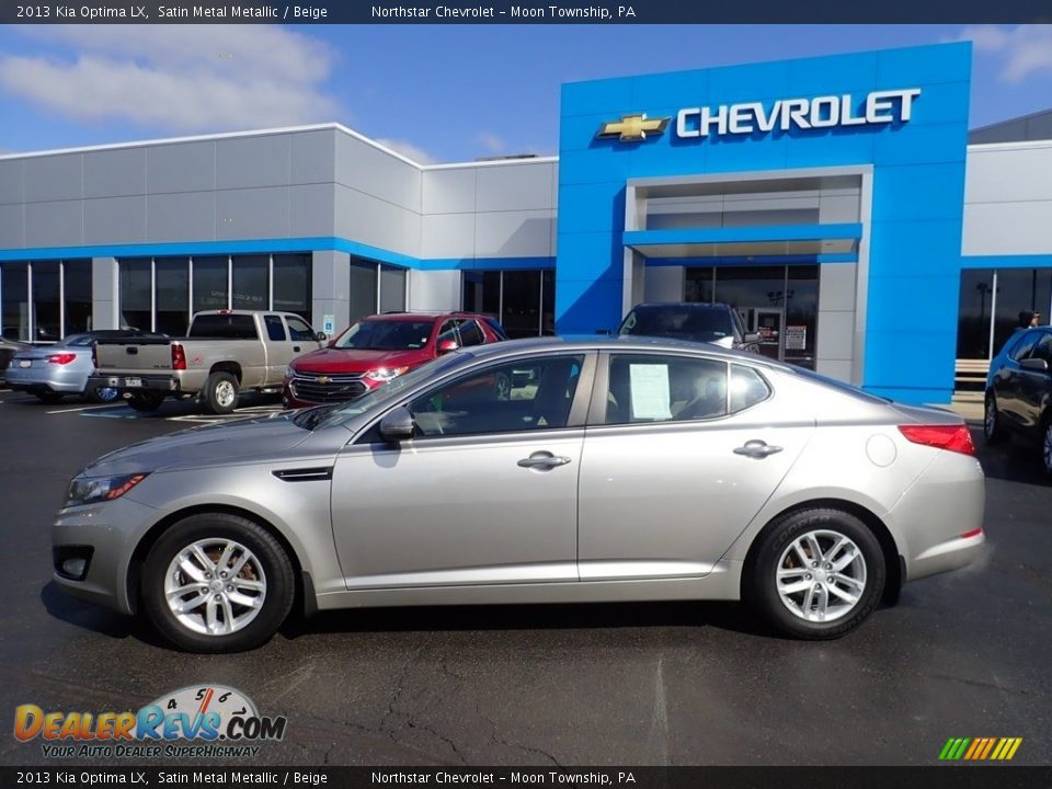 2013 Kia Optima LX Satin Metal Metallic / Beige Photo #3