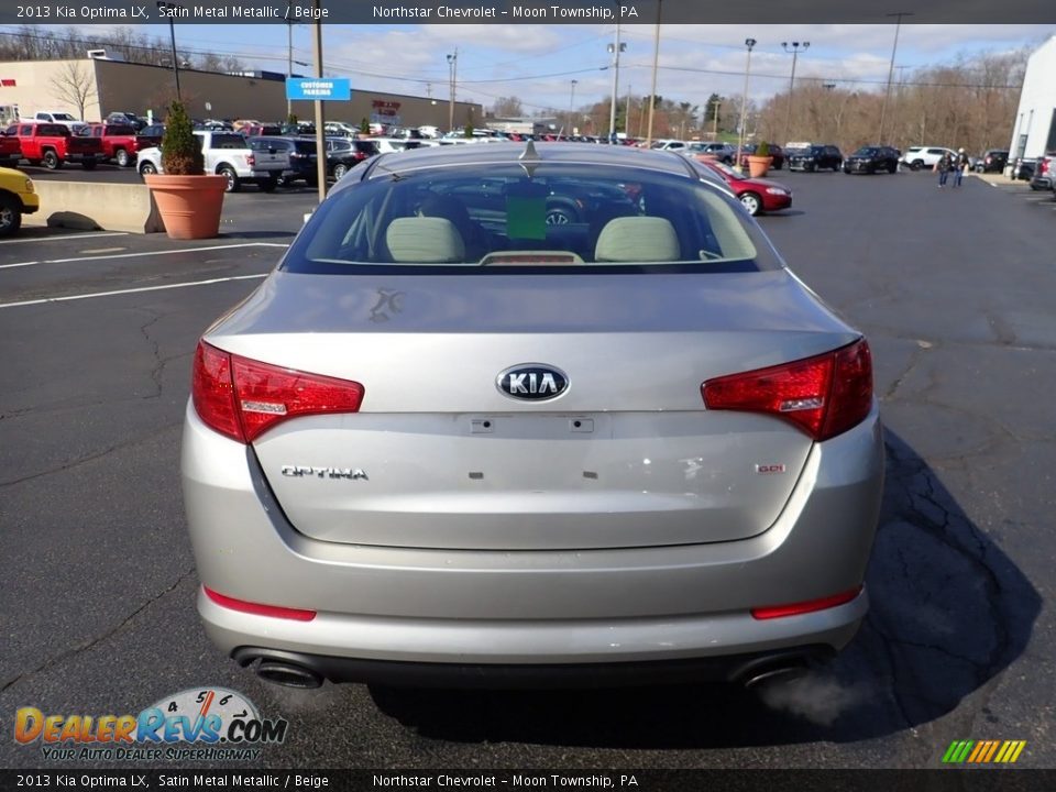 2013 Kia Optima LX Satin Metal Metallic / Beige Photo #6