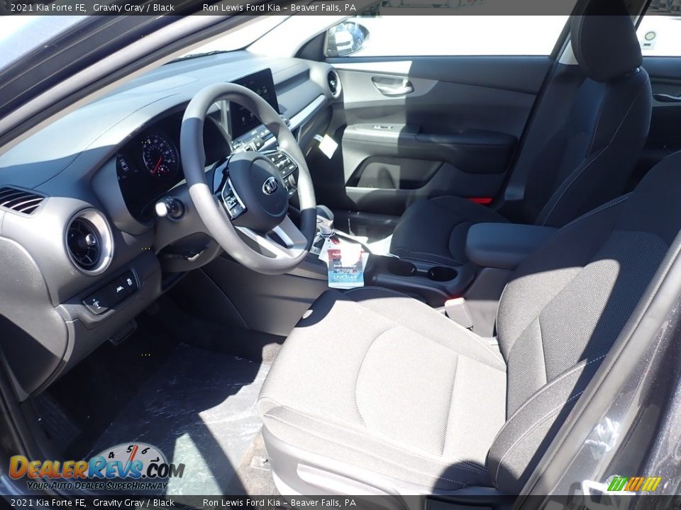 2021 Kia Forte FE Gravity Gray / Black Photo #13