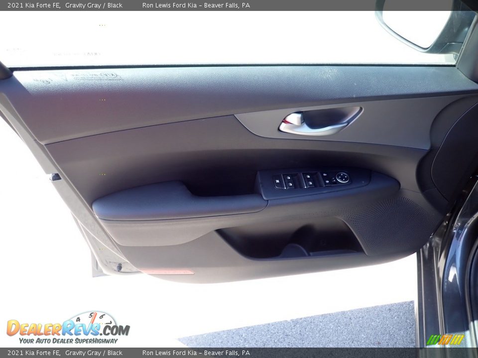 2021 Kia Forte FE Gravity Gray / Black Photo #14