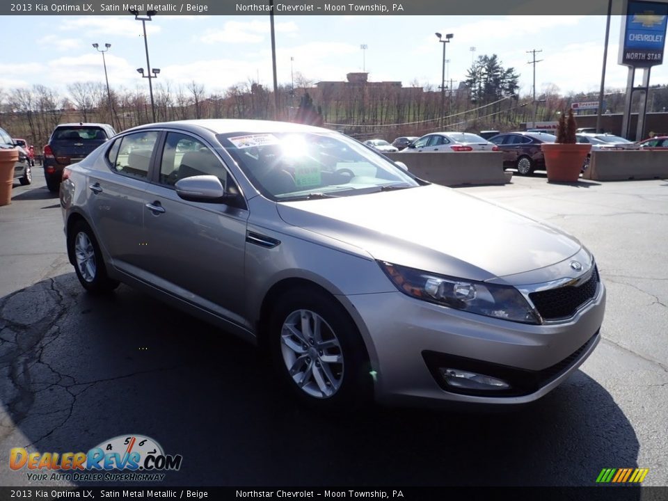 2013 Kia Optima LX Satin Metal Metallic / Beige Photo #11