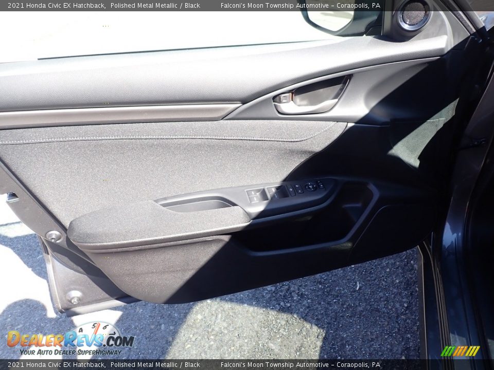 2021 Honda Civic EX Hatchback Polished Metal Metallic / Black Photo #11