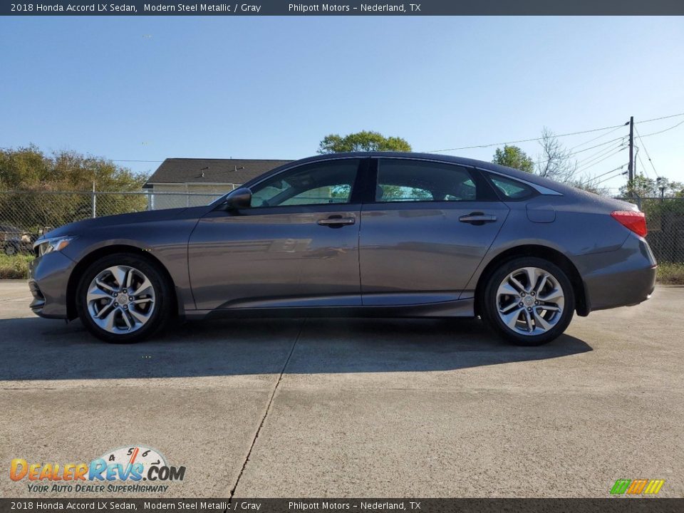 2018 Honda Accord LX Sedan Modern Steel Metallic / Gray Photo #7