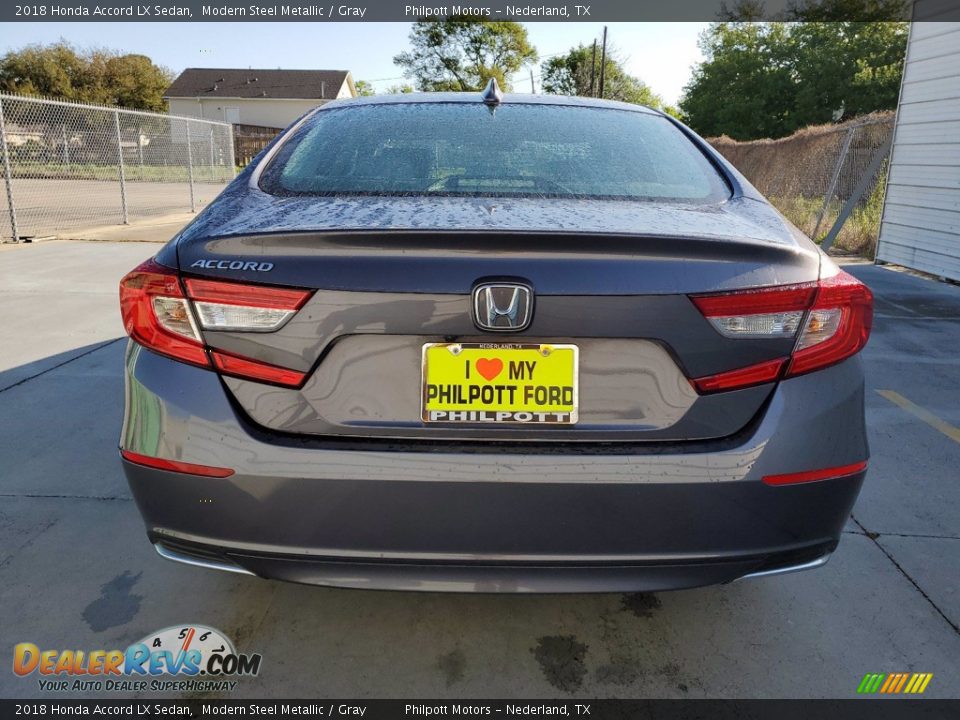 2018 Honda Accord LX Sedan Modern Steel Metallic / Gray Photo #8