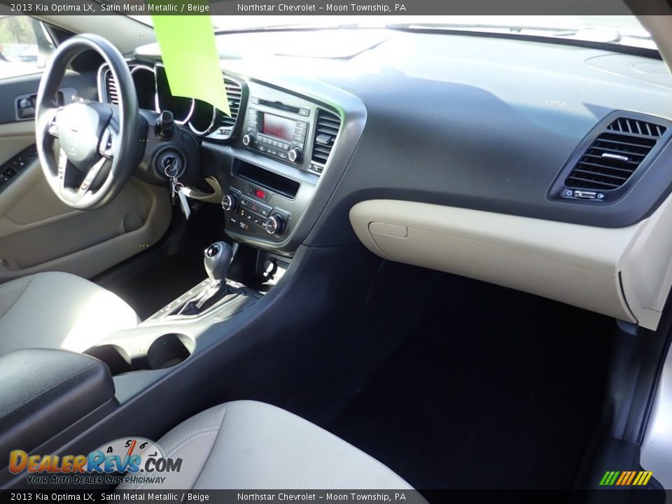 2013 Kia Optima LX Satin Metal Metallic / Beige Photo #16