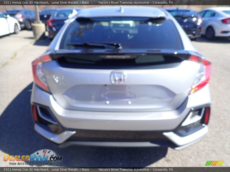 2021 Honda Civic EX Hatchback Lunar Silver Metallic / Black Photo #3