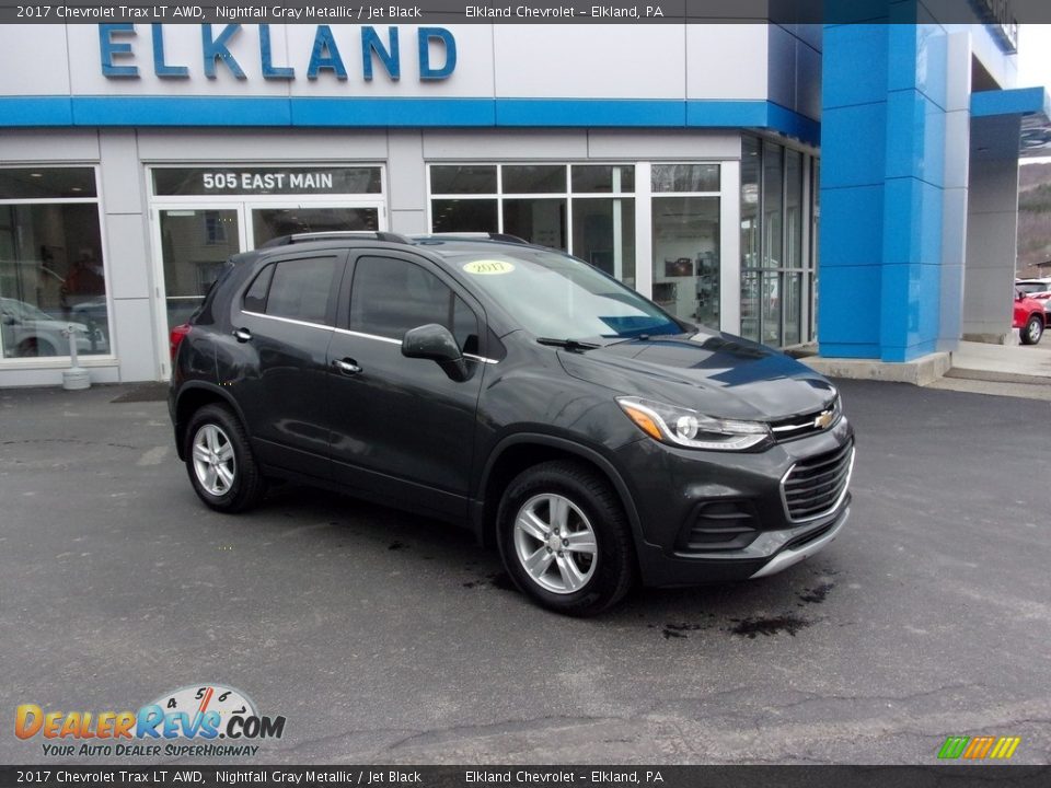 2017 Chevrolet Trax LT AWD Nightfall Gray Metallic / Jet Black Photo #1