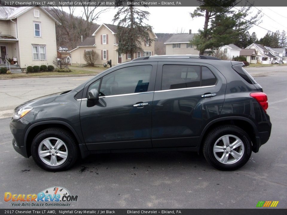 2017 Chevrolet Trax LT AWD Nightfall Gray Metallic / Jet Black Photo #4