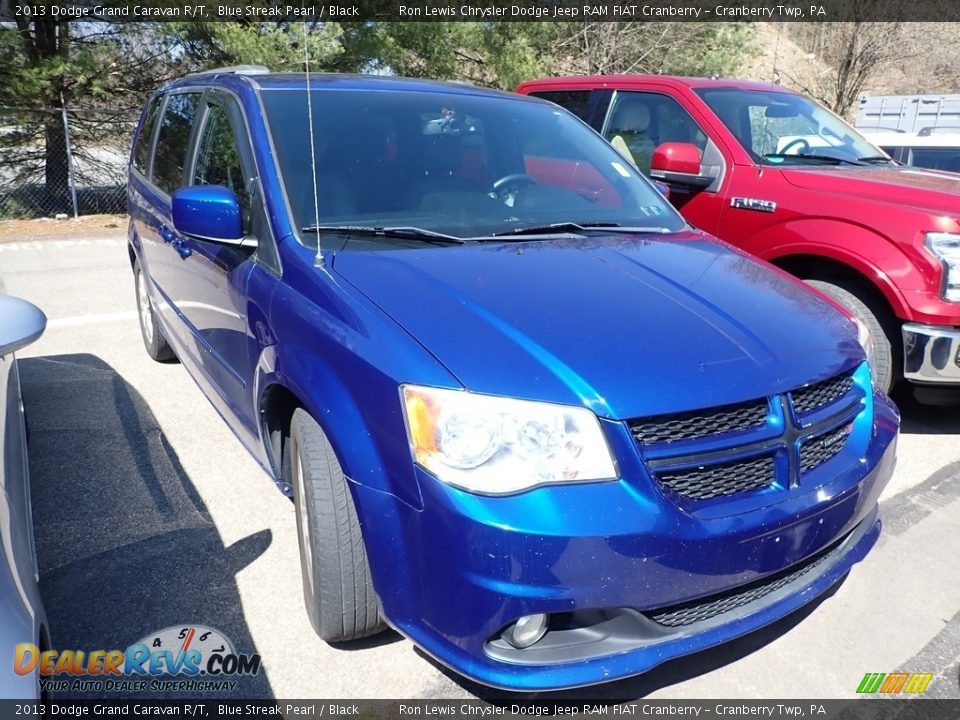 2013 Dodge Grand Caravan R/T Blue Streak Pearl / Black Photo #2