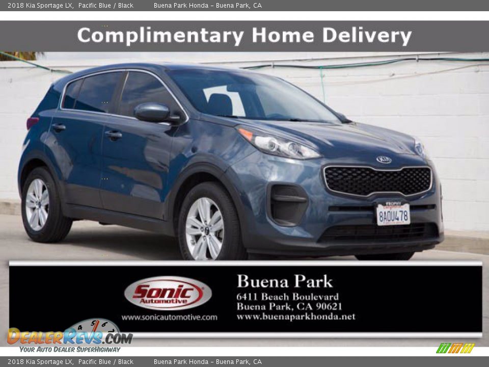 2018 Kia Sportage LX Pacific Blue / Black Photo #1