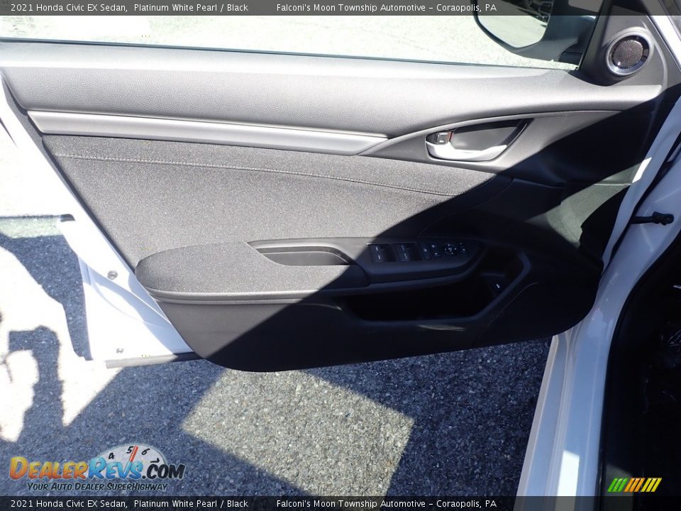 2021 Honda Civic EX Sedan Platinum White Pearl / Black Photo #11