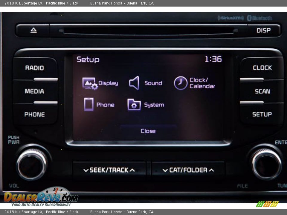 2018 Kia Sportage LX Pacific Blue / Black Photo #26
