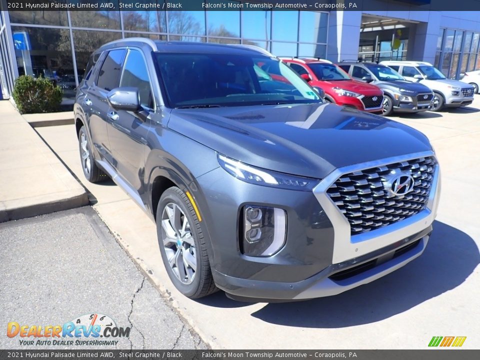 2021 Hyundai Palisade Limited AWD Steel Graphite / Black Photo #3