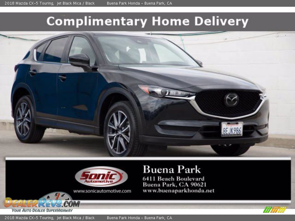 2018 Mazda CX-5 Touring Jet Black Mica / Black Photo #1