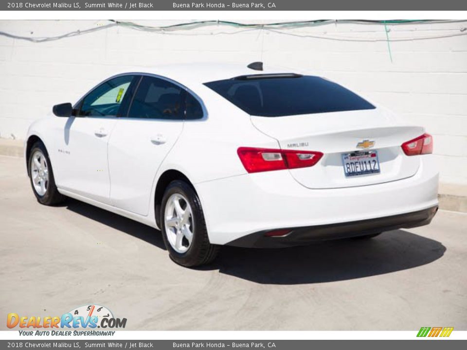 2018 Chevrolet Malibu LS Summit White / Jet Black Photo #2