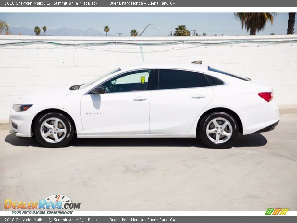 2018 Chevrolet Malibu LS Summit White / Jet Black Photo #10