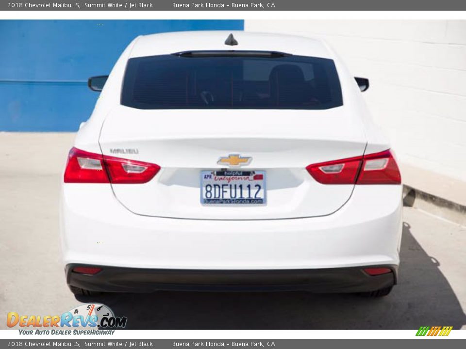 2018 Chevrolet Malibu LS Summit White / Jet Black Photo #11