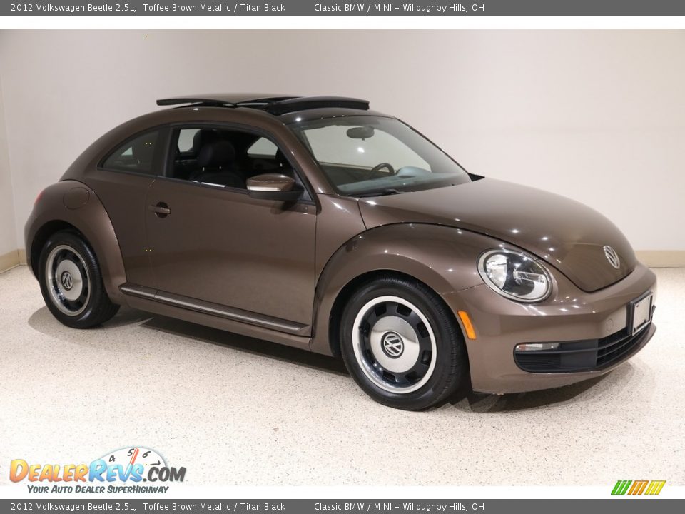 2012 Volkswagen Beetle 2.5L Toffee Brown Metallic / Titan Black Photo #1