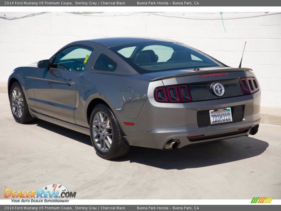 2014 Ford Mustang V6 Premium Coupe Sterling Gray / Charcoal Black Photo #2