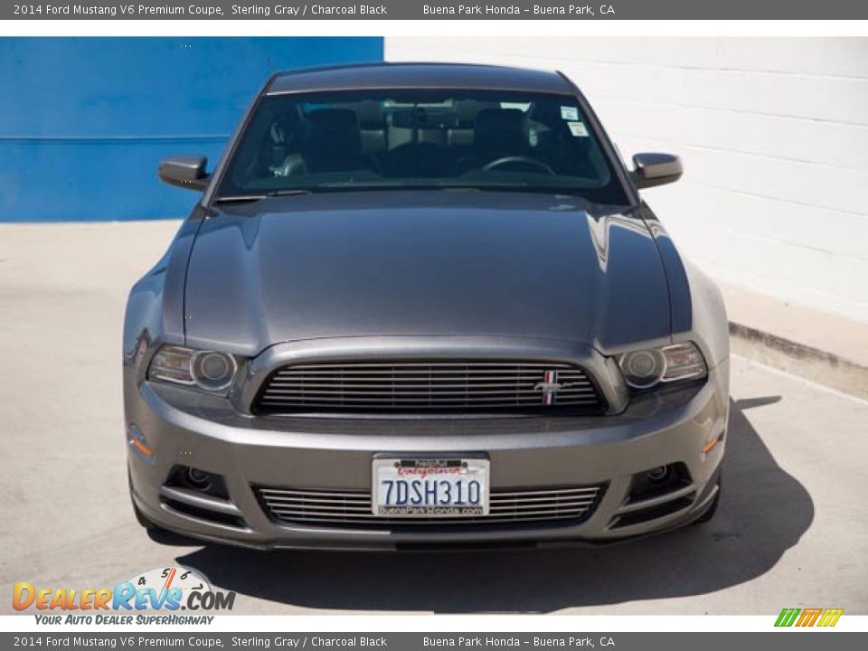 2014 Ford Mustang V6 Premium Coupe Sterling Gray / Charcoal Black Photo #7