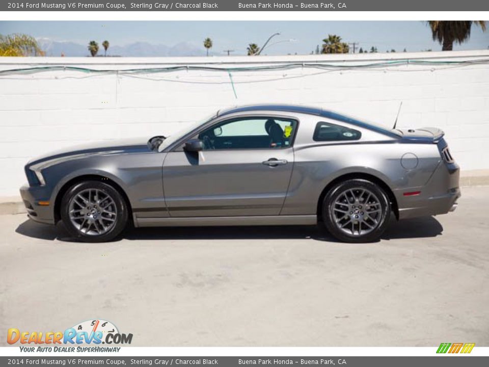 2014 Ford Mustang V6 Premium Coupe Sterling Gray / Charcoal Black Photo #8