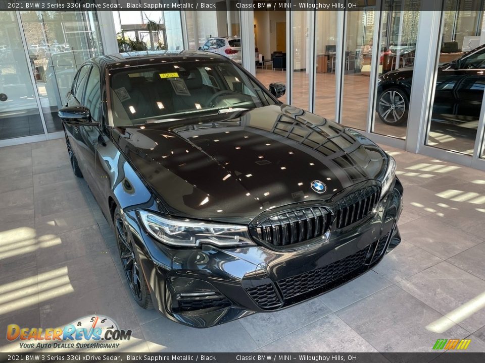 2021 BMW 3 Series 330i xDrive Sedan Black Sapphire Metallic / Black Photo #1