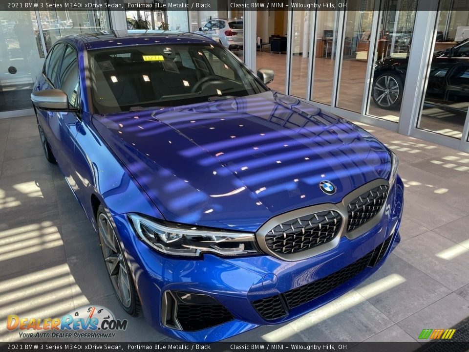 2021 BMW 3 Series M340i xDrive Sedan Portimao Blue Metallic / Black Photo #1