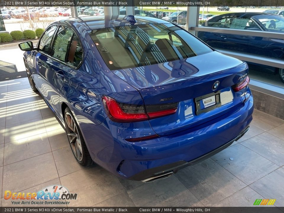 2021 BMW 3 Series M340i xDrive Sedan Portimao Blue Metallic / Black Photo #2