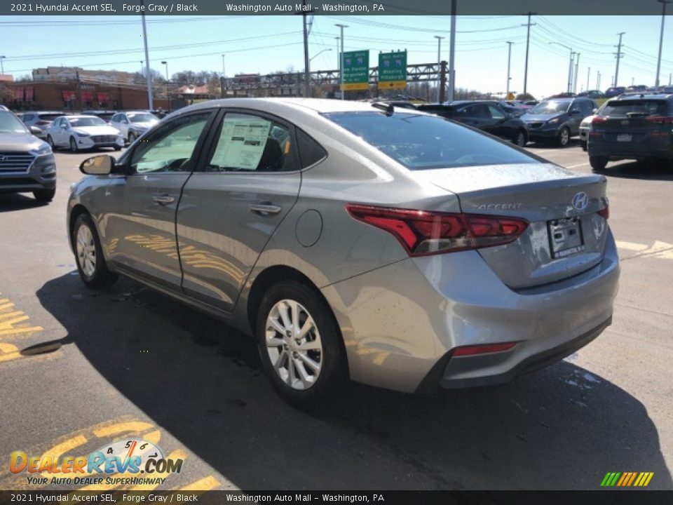 2021 Hyundai Accent SEL Forge Gray / Black Photo #3