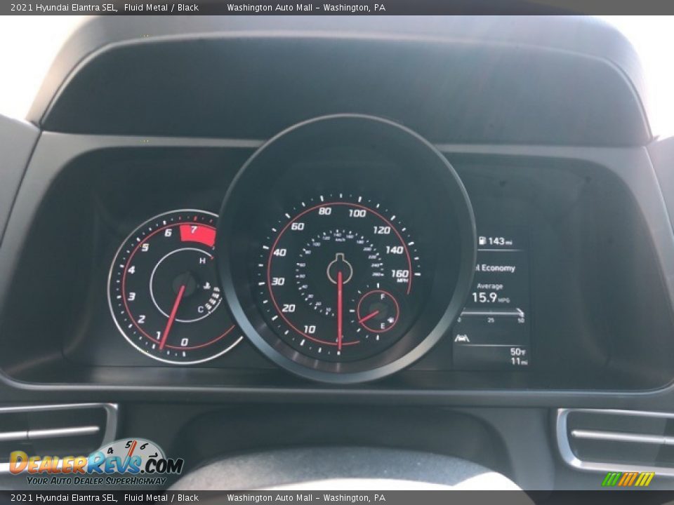 2021 Hyundai Elantra SEL Gauges Photo #5