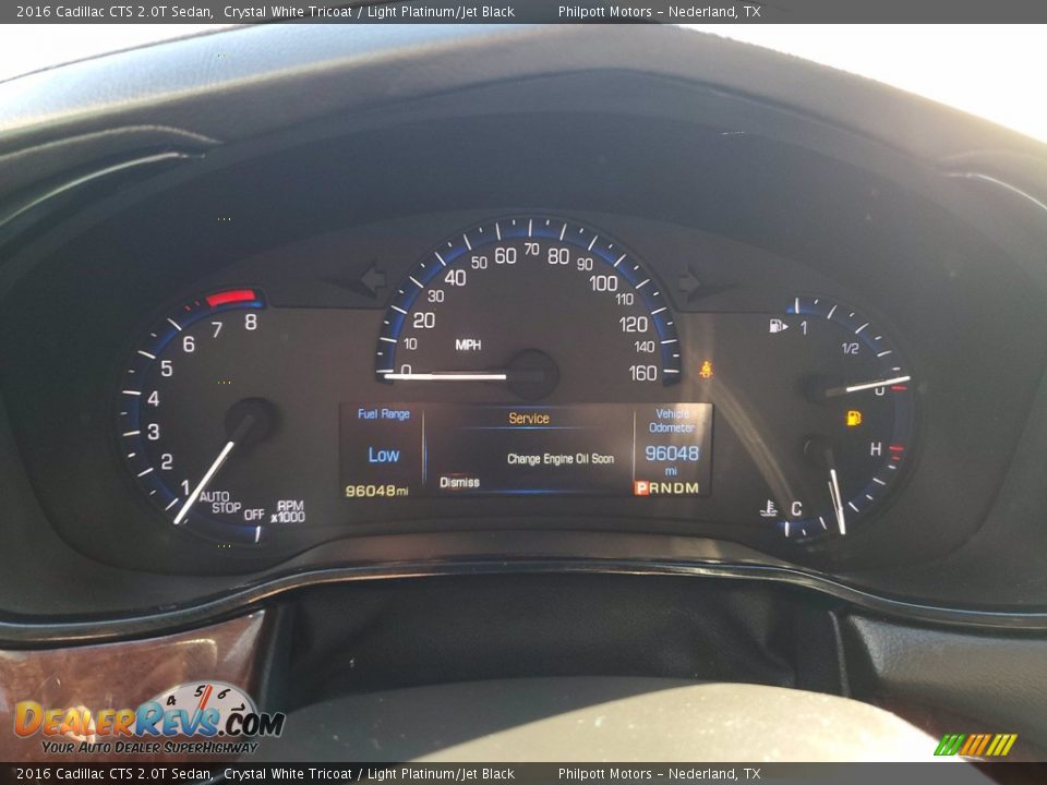 2016 Cadillac CTS 2.0T Sedan Gauges Photo #18