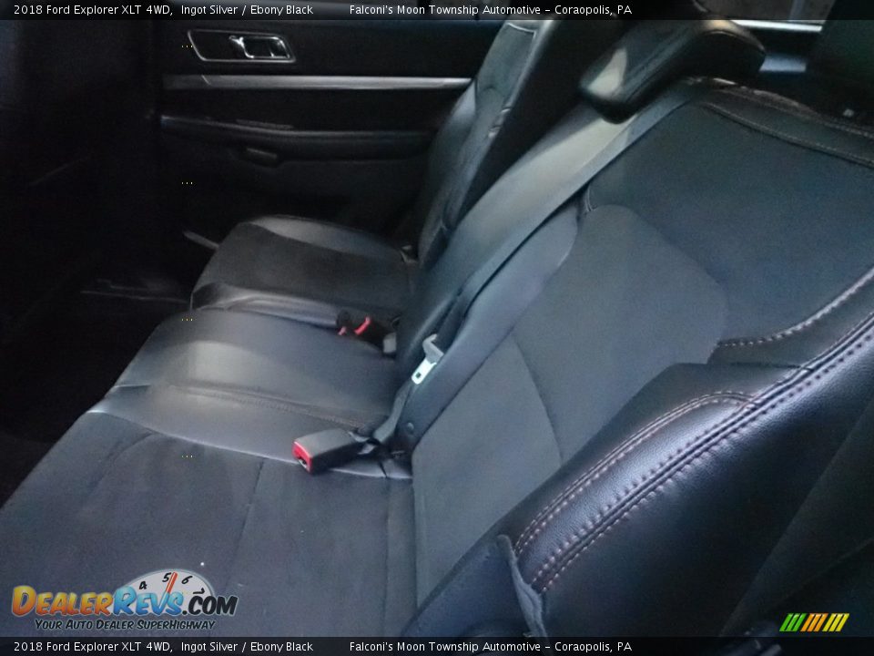 2018 Ford Explorer XLT 4WD Ingot Silver / Ebony Black Photo #17