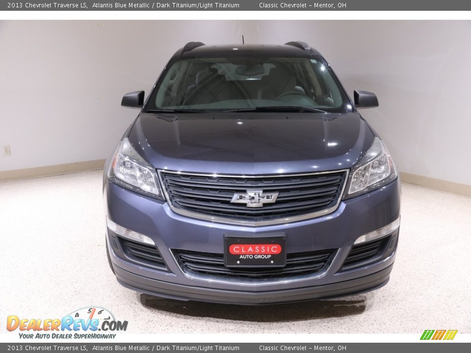 2013 Chevrolet Traverse LS Atlantis Blue Metallic / Dark Titanium/Light Titanium Photo #2