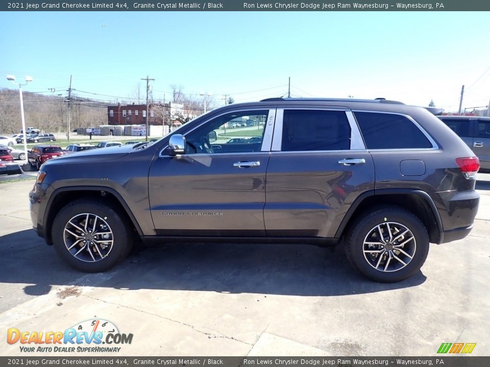 2021 Jeep Grand Cherokee Limited 4x4 Granite Crystal Metallic / Black Photo #2