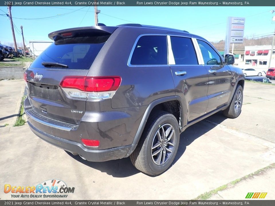 2021 Jeep Grand Cherokee Limited 4x4 Granite Crystal Metallic / Black Photo #5