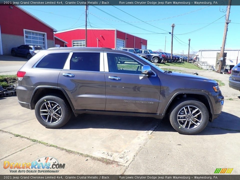 2021 Jeep Grand Cherokee Limited 4x4 Granite Crystal Metallic / Black Photo #6